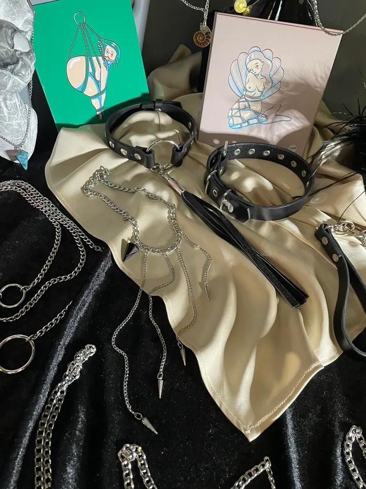 Jewelry and accessories on display