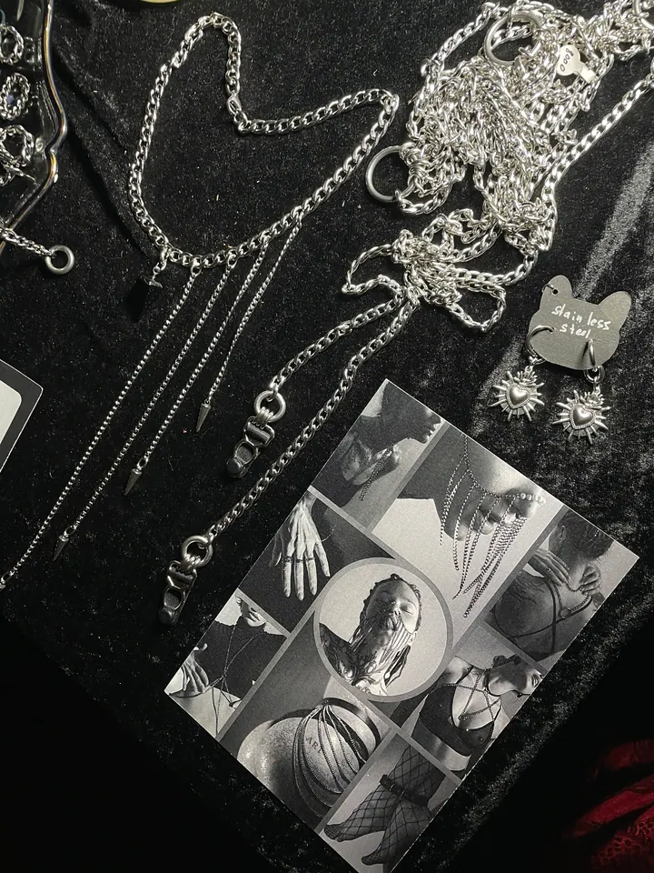 Jewelry and accessories on display